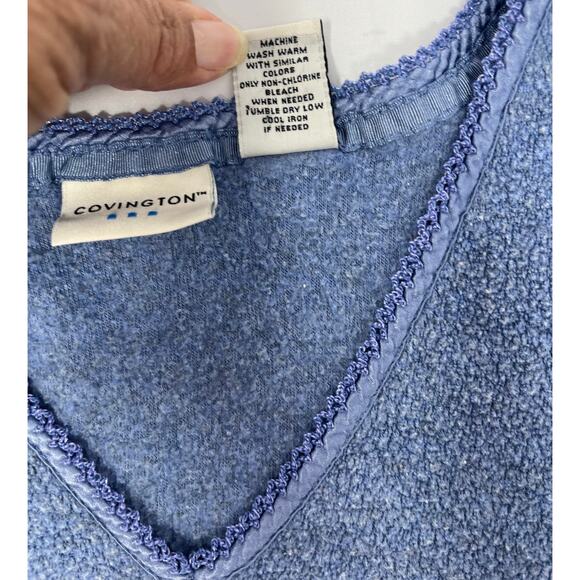 Covington Women's soft V neck Pullover size M Pre-Owned in good condition - Picture 8 of 8
